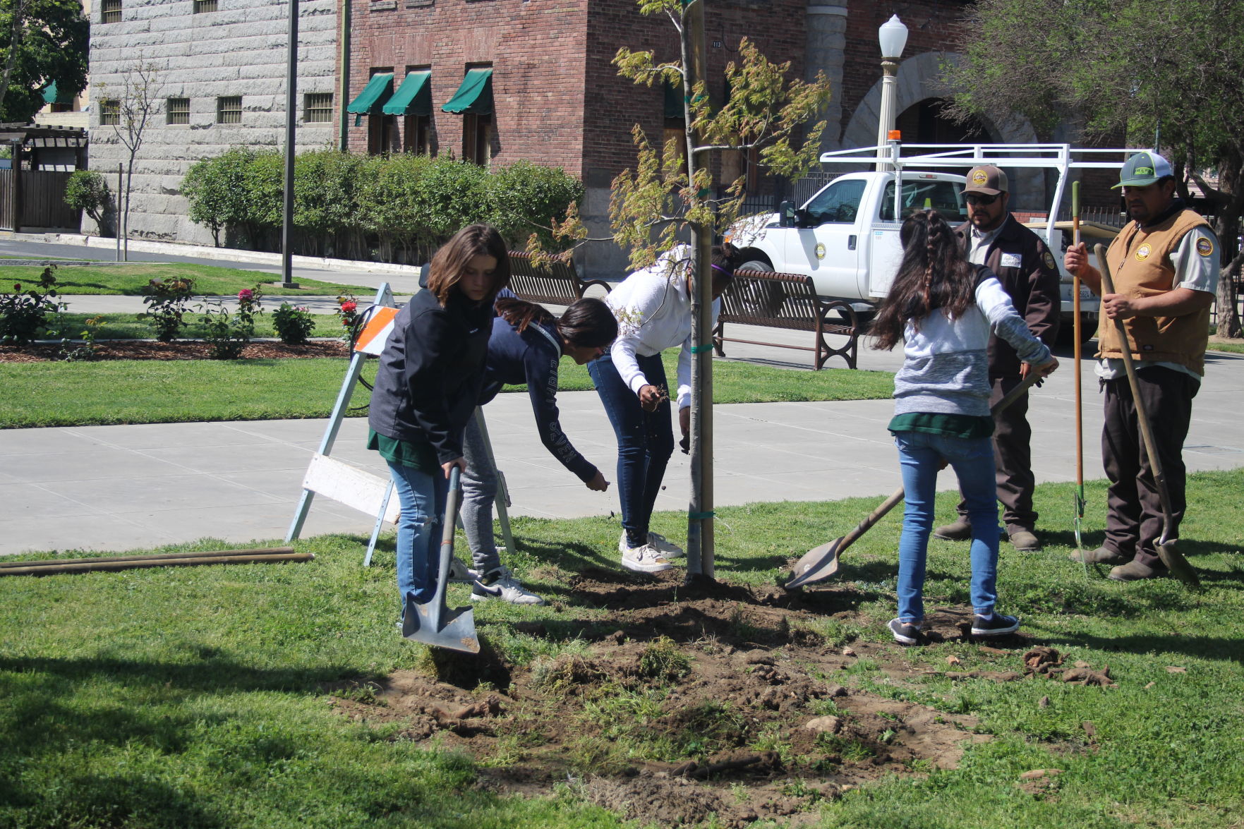 JFK junior high school helps city
